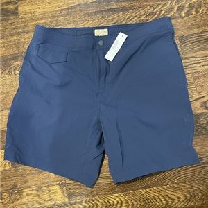 JCrew Mens Navy Pool Short Waist 33’’ Inseam 7’’